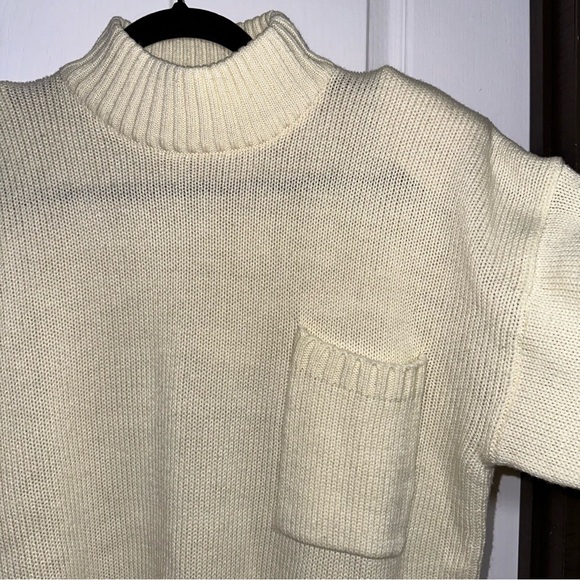 Milano‎ Vintage Cream Knit Sweater - Picture 3 of 6